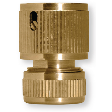 Hose connector wo waterstop brass