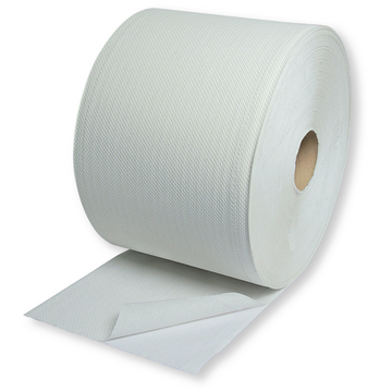 Rollo papel uso industrial blanco, 230 mm X 450 m, (2 rollos)