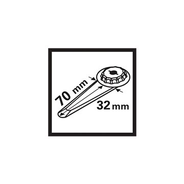 Starlock MAX pilica za fuge HCS 32x70 mm