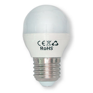 Ampoule LED sphérique 5W E27 blanc froid
