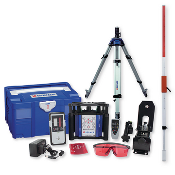 Rotating laser Multi HV-R set with tripod and measuring rod