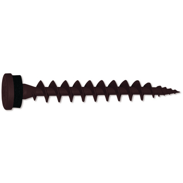 Tornillo directo ISOdrill 9,5x80mm, TX25, Chocolate RAL8017