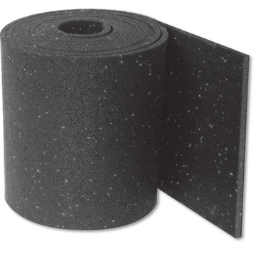 Anti slip mat roll, 5000 x 250 x 8 mm, black