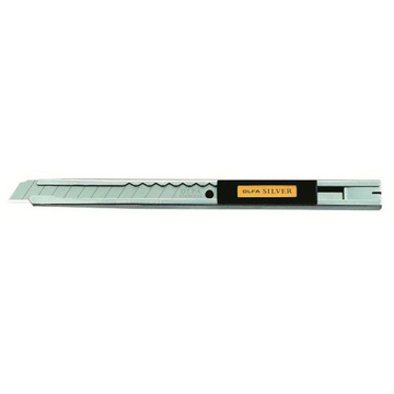 Olfa rustfri kniv SVR-1 silver 9mm