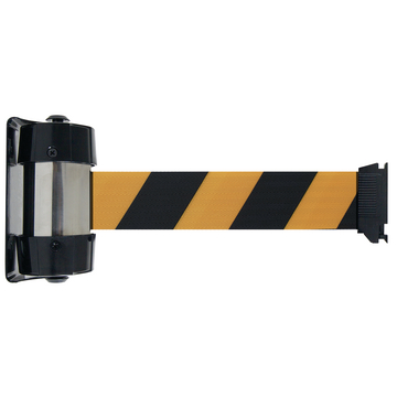 Safety Wall rolband geel/zwart 4 m
