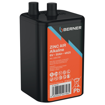 Alkalická bloková baterie 4R25 50 Ah