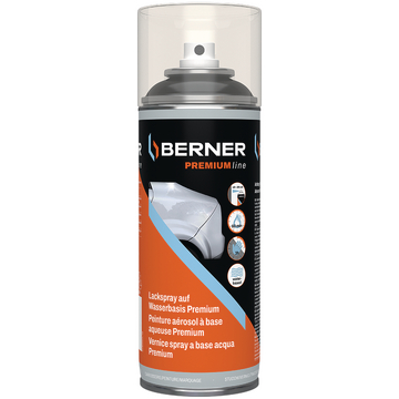 Spray de pintura à base de água Premium mate RAL 9005 400 ml