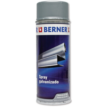 Spray galvanizado, pureza de zinc claro 99%, 400 ml