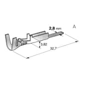 Capicorda maschio connettore connettori 0,5-1,5 ma