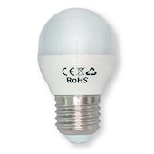 Ampoule LED sphérique 5W E27 blanc froid