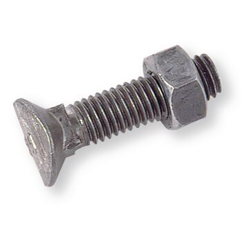 CORPS DE BOULON FILETAGE PARTIEL TETE HEXAGONALE TH 10X60 CLASSE 8.8 PAS DE 125 ACIER BRUT