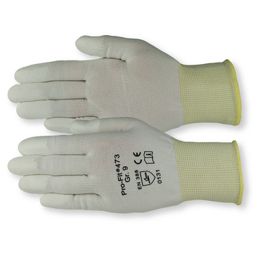 Jemné pletené rukavice veľ. 7 s PU prstami