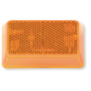 Cabochon de rechange orange avec catadioptre pour feu type ML