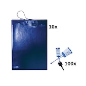 Auftragsmappen & Schlüsselanhänger blau