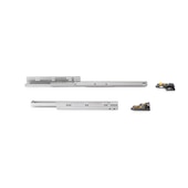 Correderas para cajones Plata L 290 mm profundidad, acero cincado