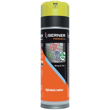 Spray marcador ABC, amarillo, lata 500 ml