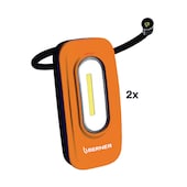 2er-Pack 2-in-1 Taschenlampe Flex