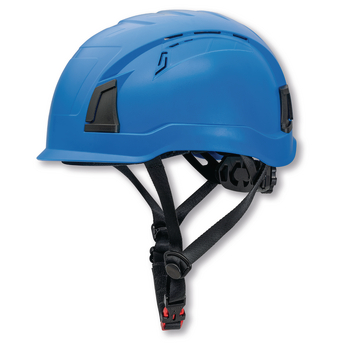 Bezpečnostní helma pro práci ve výškách, modrá