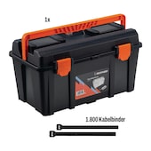 Kabelbinder schwarz in Tool Box Easy