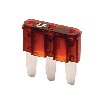 Blade fuse Micro 3 7.5A brown