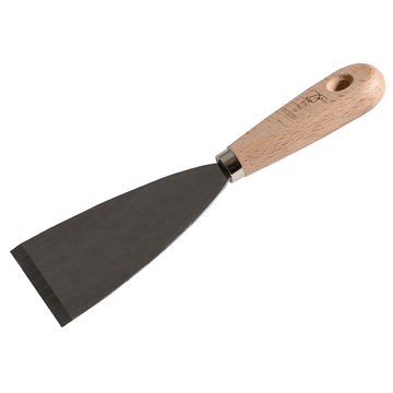 Şpaclu zugrav cu lamă rigidă din oţel şi mâner din lemn 70 mm