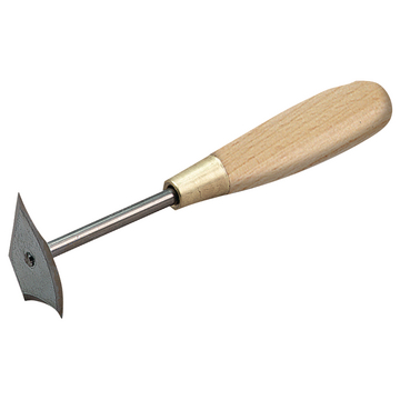 Scraper triangle wood handle