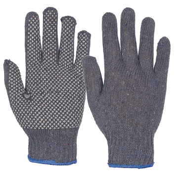 Knitted glove grey (nordics) 
