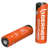 Batterier uppladdningsbara AA 2400 mAh