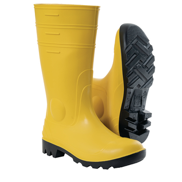 Rubber boot PVC S5 yellow 