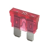 Fusible à lame Midi LED 10A Rouge