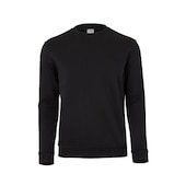 Sudadera cuello redondo, color negro, talla S