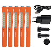 Pen Light LED 7+1 + Ladestecker/ Autoladestecker + Ladekabel Typ USB-C