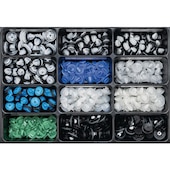 Assortiment de clips de garnitures et panneaux de portes