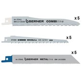 Jeu de lames de scie sabre pour menuisiers