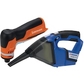Smerigliatrice 90° BACDG BL & Aspiratore BACDVC, a batteria, 12 V, BC+1