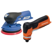 Smerigliatrice 90° BACDG & Levigatrice rotorbitale BACROS BL, a batteria