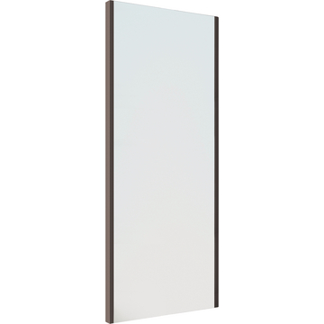 Miroir extractible, réglable, 340 x 1000 mm, gris métallisé.