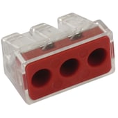Conector rápido vermelho 3x6mm²
