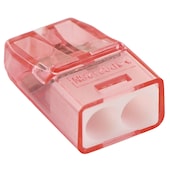 Mini conector  rápido vermelho 2x0.2-2.5MM²