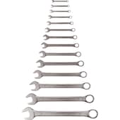 Ring-/ Gaffelnøglesæt kort, 14 dele