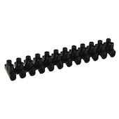 Barrettes dominos noirs 1 - 4 mm², 10 pièces