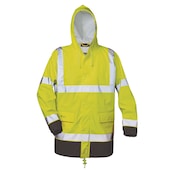 Regenjacke HI-VI Flour. Gelb