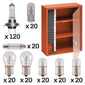 Présentoir & 300 ampoules 24V