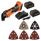 Pack couteau - BC, 18v 4Ah + set ponçage