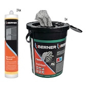 Aktionspaket Bernerfix Speed schwarz und Profi Clean, 72 Tücher