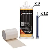 Lot de 6 plast-o-fix + 12 buses