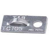 Monteringsplate strips 4,8mm Alu