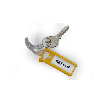 Schlüsselanhänger, f. Schlüsselkassette, gelb