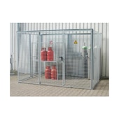 Gasflaschen-Depot, f. 104xØ 230mm Flasche, HxBxT 2190x3100x2100mm