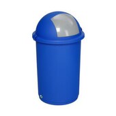 Wertstoffsammler, 1x50l, HxØ 760x410mm, Korpus Kunststoff blau